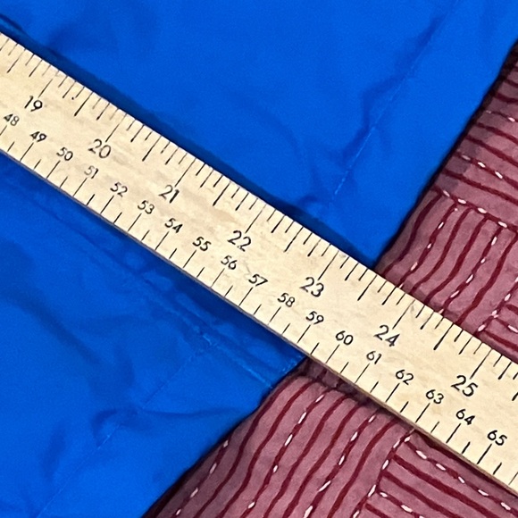 MEC size 12 kids Blue Raincoat with some reflective labels - fleece lined - Picture 9 of 16